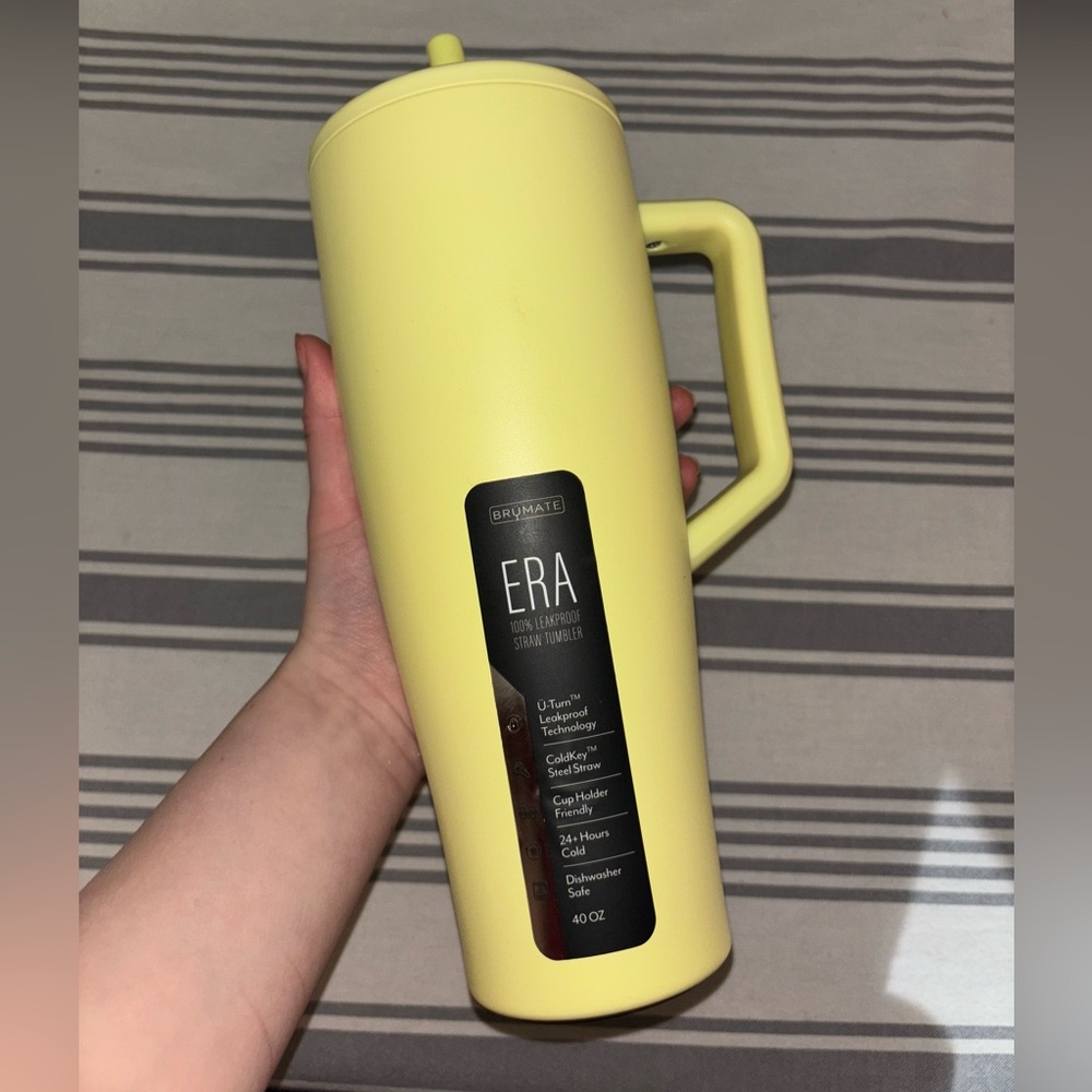 Pastel Yellow Brumate Water Bottle